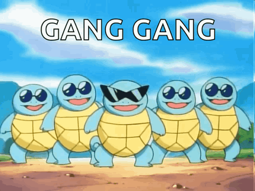 Pokemon Squirtle Squad GIF - Pokemon Squirtle Squad Squirtle GIFs