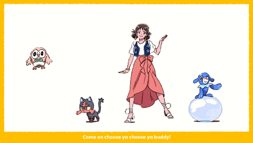 a cartoon drawing of a girl and a cat with the words let 's enjoy and get even closer day by day below them