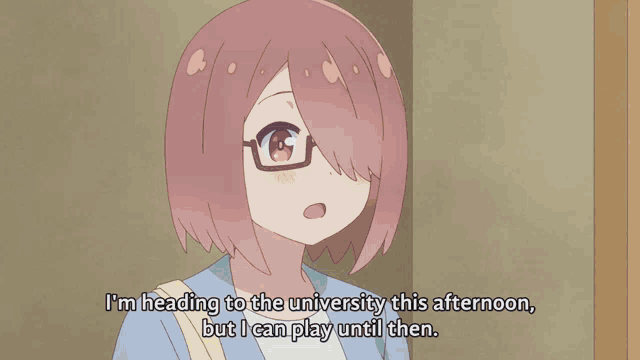 a cartoon of a girl with the words huh written on the bottom