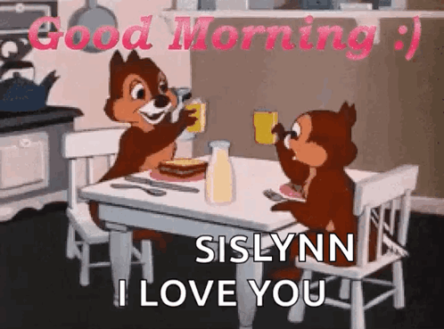 Good Morning Chip And Dale GIF