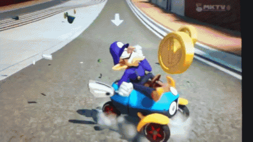 He Had It Coming GIF - Riding Dirty Mario Kart Luigi GIFs