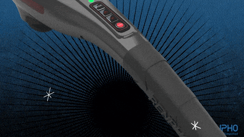 an advertisement for a massager with the words your health your power