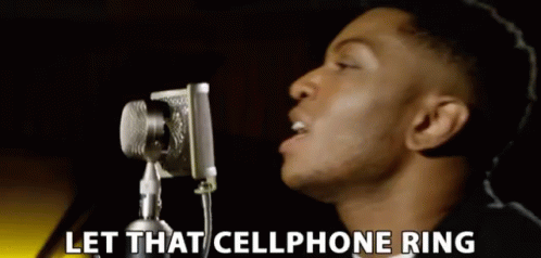 Let That Cellphone Ring Dont Pick Up GIF - Let That Cellphone Ring Dont Pick Up Keep Going GIFs