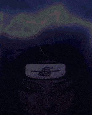a drawing of a person 's face with a circle on it