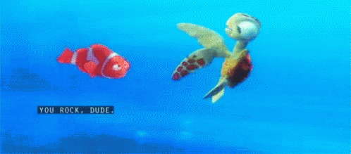 Turtle Nemo GIF - Turtle Nemo You Rock GIFs
