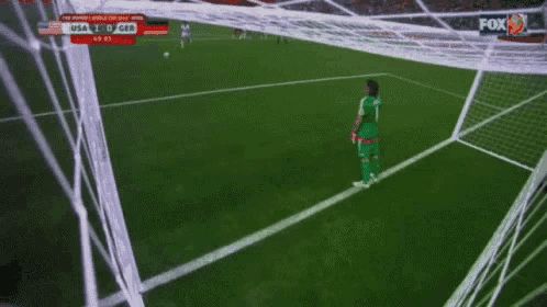 a fox broadcast of a soccer game between the usa and ger