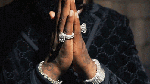 Praying Hands Gucci Mane GIF - Praying Hands Gucci Mane Long Live Dolph Song GIFs