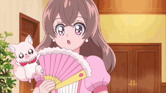 Nagomi Yui Kome Kome GIF - Nagomi Yui Kome Kome Delicious Party Precure GIFs