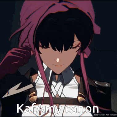 a picture of a girl with the words kafamy canon on the bottom right