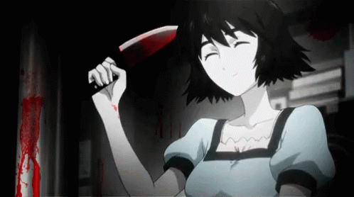 Con Dos Cuchillos GIF - Knife Kill Anime GIFs