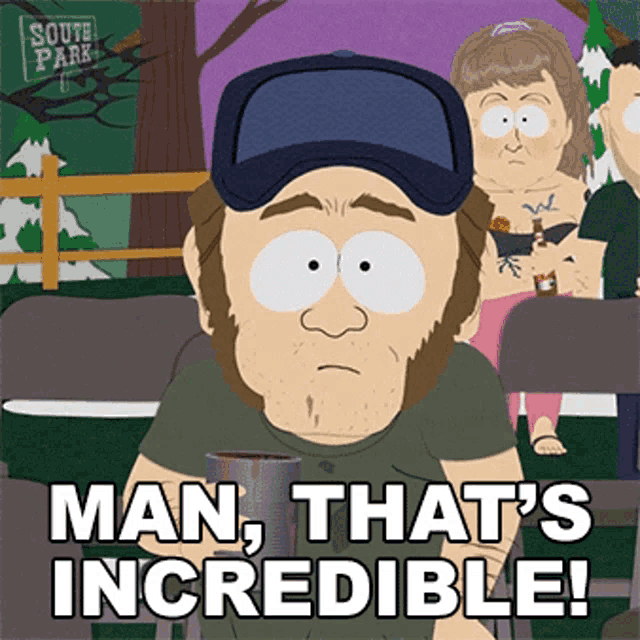 Man Thats Incredible South Park GIF - Man Thats Incredible South Park S13e10 GIFs