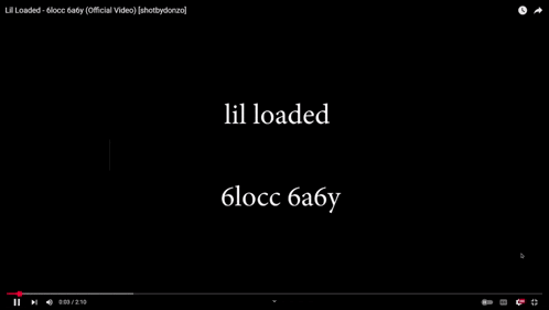a green loading bar on a black background with the words `` lil loaded '' .