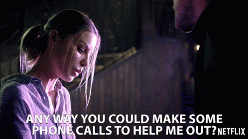 Any Way You Could Make Some Phone Calls To Help Me Out Lauren German GIF - Any Way You Could Make Some Phone Calls To Help Me Out Lauren German Chloe Decker GIFs