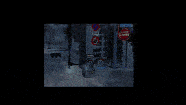 a video game scene with a sign that says " game "