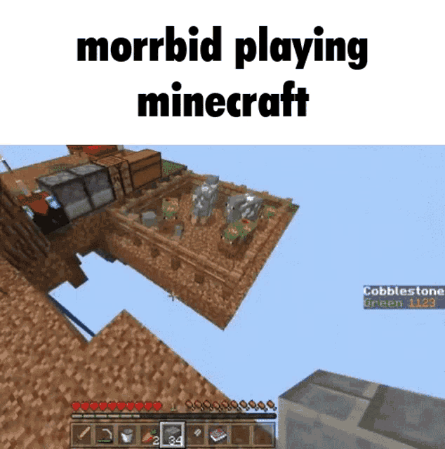 Morrbid Playing Minecraft Morrbid GIF - Morrbid Playing Minecraft Morrbid Playing Minecraft GIFs