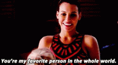 You'Re My Favorite Person In The Whole World - Glee GIF