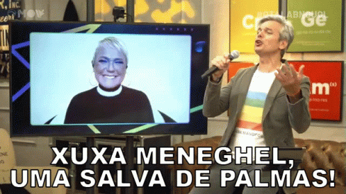 Xuxa Meneghel Uma Salva De Palmas Xuxa GIF - Xuxa Meneghel Uma Salva De Palmas Xuxa Otaviano Costa GIFs