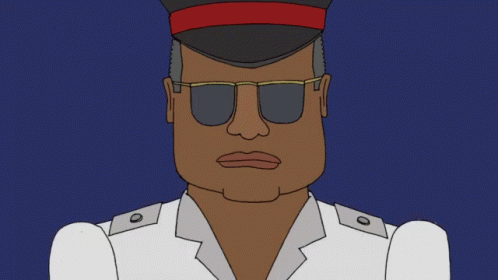 Officer Down GIF - Captain Key Of Awesome Reggae Shark GIFs