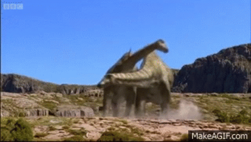 Diplodocus Sauropod GIF - Diplodocus Sauropod Fighting GIFs