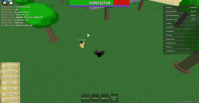 a screenshot of a video game with the number 101222122764 on the top left