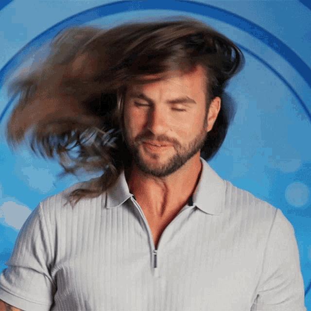 Look At My Hair Mike GIF - Look At My Hair Mike The Real Love Boat GIFs