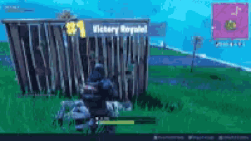 a screen shot of a video game with the words victory royale