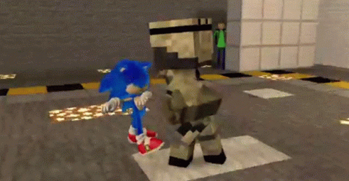 Fighting Sonic GIF - Fighting Sonic Winnerm Punching GIFs