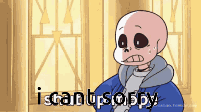 a cartoon of a skeleton with the words i can tpsoppy on the bottom
