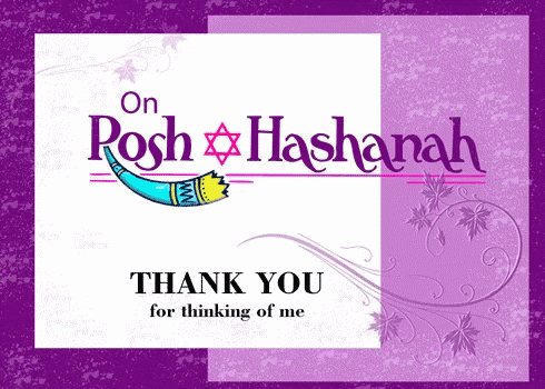 Happy Rosh Hashana Thank You GIF - Happy Rosh Hashana Thank You Thank You For Thinking Of Me GIFs