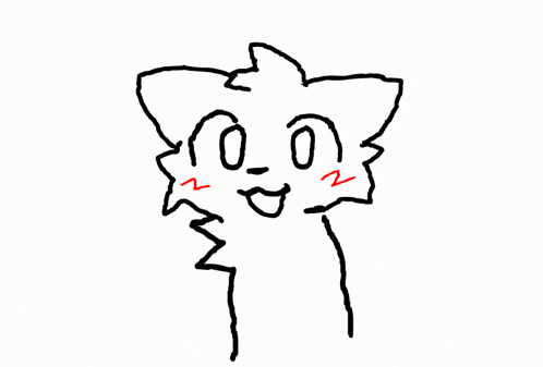 a drawing of a person holding a cartoon character