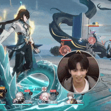 a screenshot of a video game with the number 3 on the bottom left