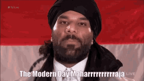 Jinder Mahal Modern Day Maharaja GIF - Jinder Mahal Modern Day Maharaja Forever The Maharaja GIFs