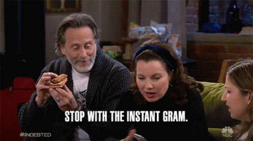 Stop With The Instant Gram Steven Weber GIF - Stop With The Instant Gram Steven Weber Stew GIFs