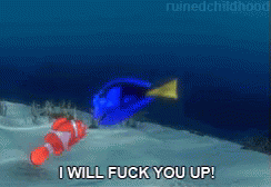 Dory Fight GIF - Dory Fight I Will Fuck You Up GIFs