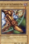 a left leg of the forbidden one yu gi oh card