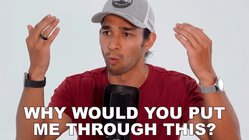 Why Would You Put Me Through This Wil Dasovich GIF - Why Would You Put Me Through This Wil Dasovich Wil Dasovich Superhuman GIFs