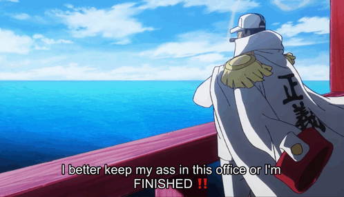 Akainu One Piece Meme - Akainu One piece Sakazuki - Discover & Share GIFs