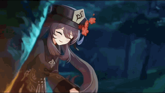 a girl wearing a top hat with a letter r on it