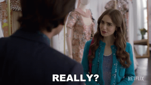 Really Emily Cooper GIF - Really Emily Cooper Lily Collins GIFs