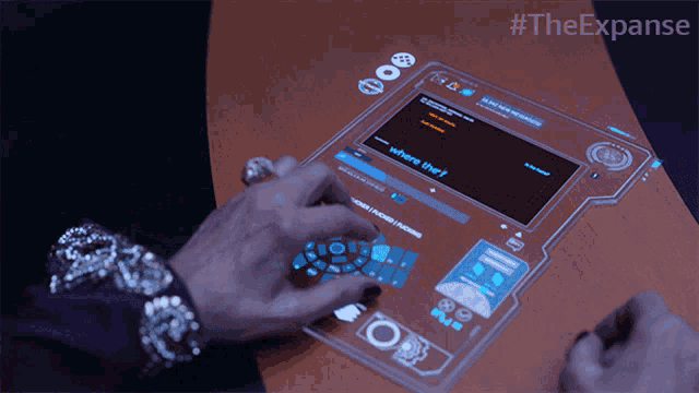 Typing The Expanse GIF - Typing The Expanse Tablet GIFs