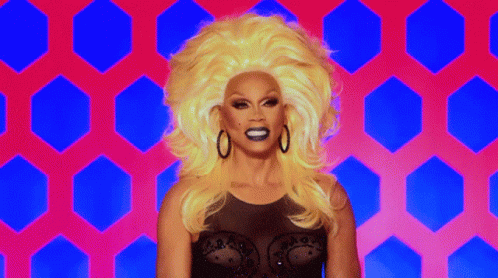 Ru Ru Pauls Drag Race GIF - Ru Ru Pauls Drag Race Middle Finger GIFs