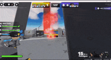 a screenshot of a video game with the number 15 on the bottom left