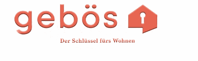a logo for a company called gebos with a keyhole on it