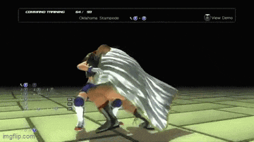 a screenshot of a video game with oklahoma stampede at the top