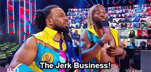 Wwe The New Day GIF - Wwe The New Day The Jerk Business GIFs