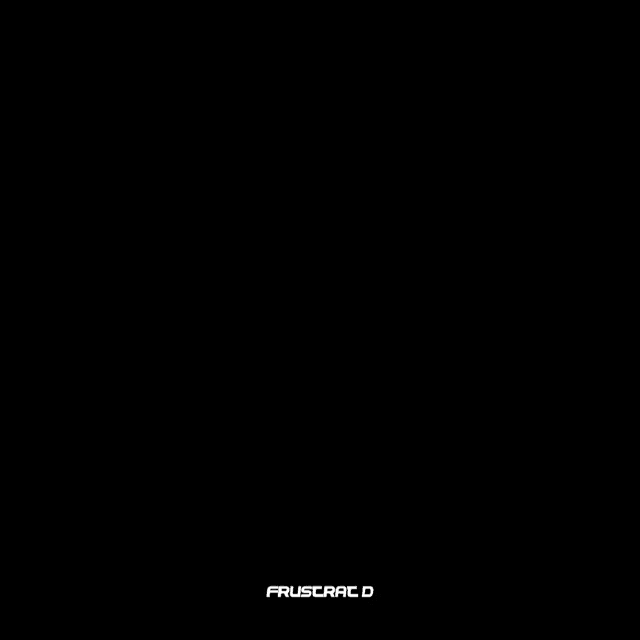 a black background with white text that says frustracd on it