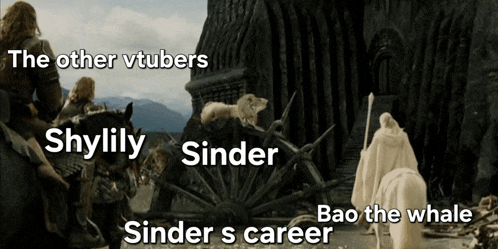 the other vtubers shylily sinder and bao the whale sinder 's career