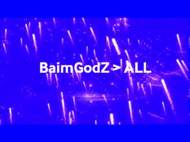 a blue background with the words braingodz > all written on it