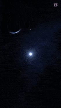 a picture of the sun and a crescent moon taken by zip cut