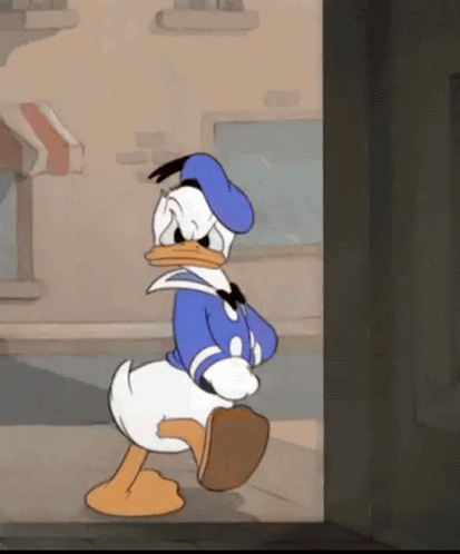 Donald Duck Crashed GIF - Donald Duck Crashed GIFs